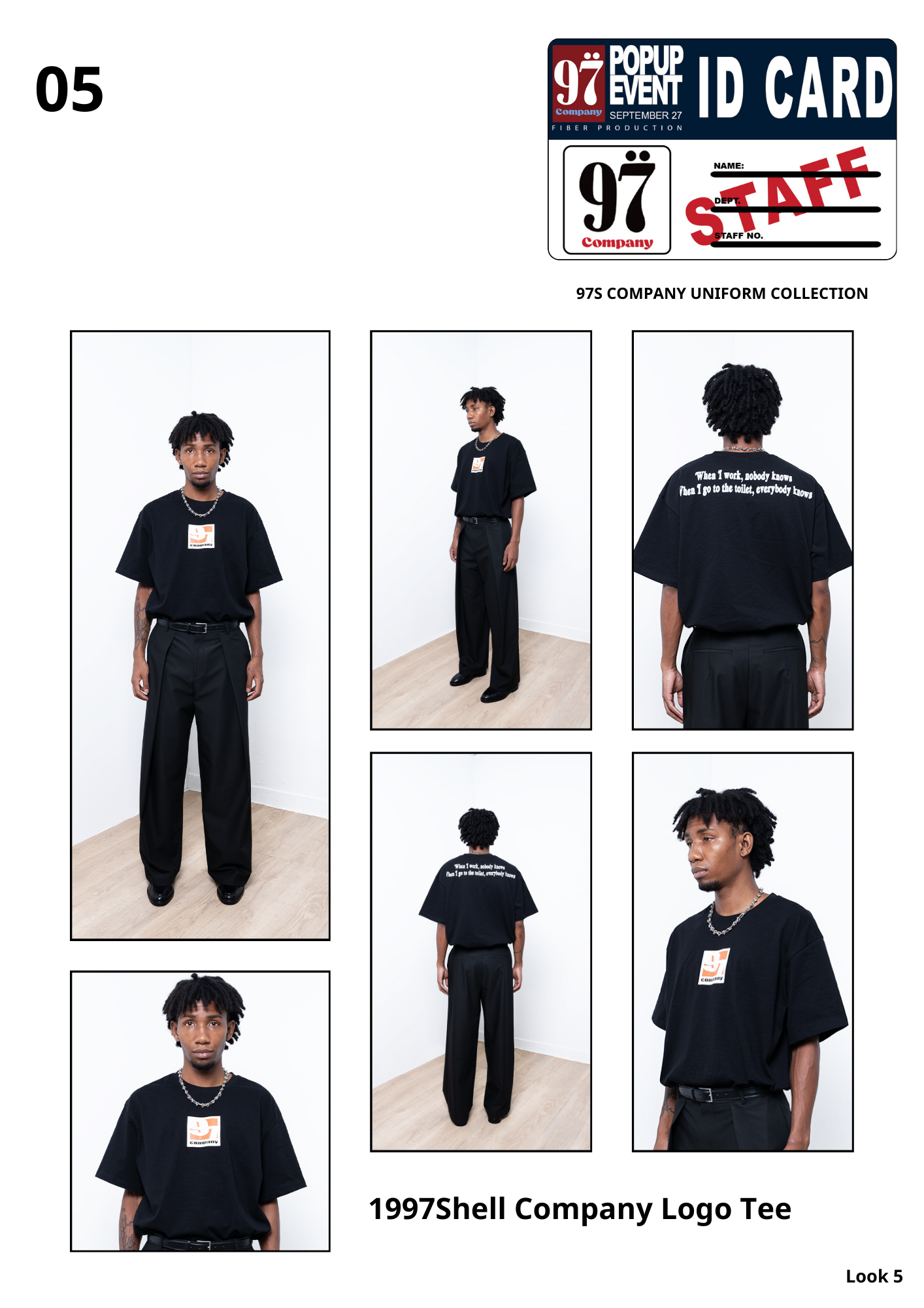 1997Shell COMPANY LOGO TEE