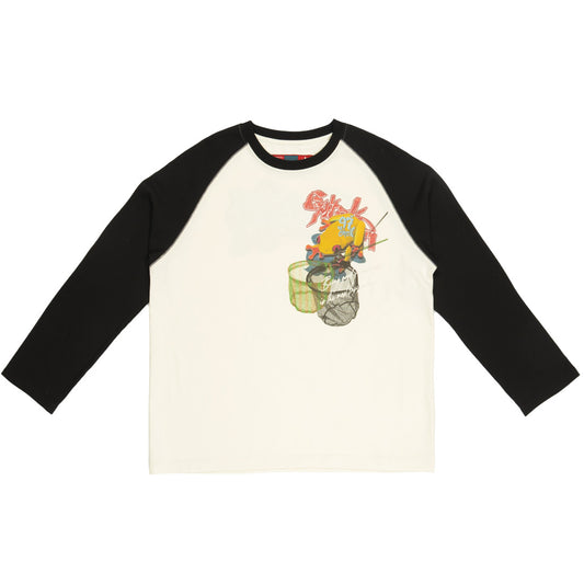 1997shell Raglan Black/w Long Sleeve Tee