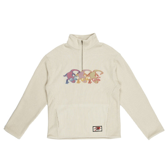 1997shell Gecko Khaki Half Zip Jacket